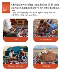 Thảm dã ngoại siêu âm dày thảm chống thấm nước và chống ẩm thảm cắm trại chất lượng cao