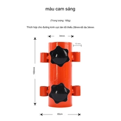 Ống cố định trụ tăng lều, giá đỡ trụ lều, cọc lều có khóa chỉnh, cắm trại dã ngoại