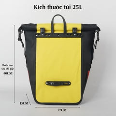 Túi xe đạp chống nước, Túi đựng đồ chống nước 25L có quai đeo nhiều mầu sắc dùng cho đi biển, đi rừng, thám hiểm