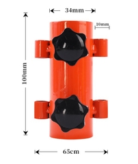 Ống cố định trụ tăng lều, giá đỡ trụ lều, cọc lều có khóa chỉnh, cắm trại dã ngoại