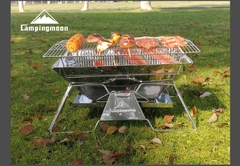 Bếp nướng gấp gọn có túi đựng cắm trại dã ngoại du lịch, bếp than chính hãng Campingmoon MT3
