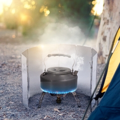Tấm chắn gió bếp đun, bếp gas ngoài trời cản gió cắm trại dã ngoại, du lịch chính hãng Hewolf