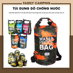 Túi Chống Nước, Túi Đựng Đồ Chống Nước Đi Bơi – Túi Khô Du Lịch Đi Biển, Nhỏ Gọn, Nhiều Màu Sắc