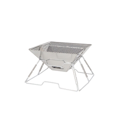 Bếp nướng inox ngoài trời di động gấp gọn, bếp than dã ngoại 3-5 người bếp nướng than hoa Selpa