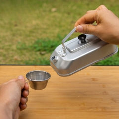 Ấm đun nước mini siêu nhẹ cắm trại dã ngoại ngoài trời