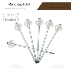 Cọc cắm đất dựng lều cắm trại dạ quang dài 20cm, cọc lều, đinh cố định lều siêu tiện dụng dùng cho đi du lịch dã ngoại