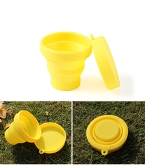 Cốc gấp silicone chính hãng AoTu - AT8854 tiện dụng cắm trại, dã ngoại, du lịch, trong nhà, văn phòng