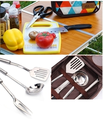 Bộ dụng cụ nấu nướng nấu ăn cắm traị dã ngoại du lịch nhà bếp chính hãng CLS