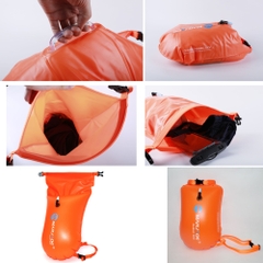 Phao Cứu Hộ Bơi Lội Đa Năng - Túi Đựng Đồ Chống Nước Kiêm Phao Bơi, Dùng Cho Bơi Lội & Dã Ngoại