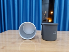 Cốc uống nước nhôm gấp gọn hãng AoTu