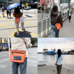 Túi Clutch M1 chống nước túi xách màn hình cảm ứng du lịch ngoài trời túi khóa kéo chống thấm nước