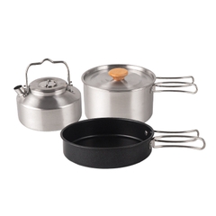 Bộ nồi ấm chảo inox gấp gọn CLS