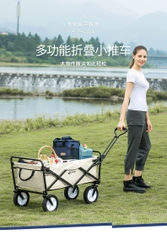 Xe kéo, xe chở đồ gấp gọn cắm trại dã ngoại du lịch chính hãng Hewolf