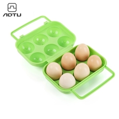 Hộp đựng trứng nhựa 12 quả nấu ăn di động Cắm trại dã ngoại ngoài trời