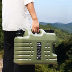 Bình đựng nước cắm trại 10L/18L/25L di động ngoài trời với nắp dự phòng nhỏ + ống nối dài + bàn chải