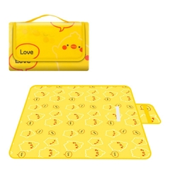 Thảm trải nền, thảm lều chống thấm nước gấp gọn thành túi tiện lợi du lịch, dã ngoại, thảm cắm trại