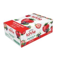 Thùng nước La vie Sparkling Dâu việt Quất 330ml *24
