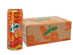 Mirinda cam lon 245ml