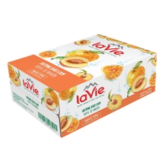 Thùng nước La vie Sparkling Cam Đào 330ml *24