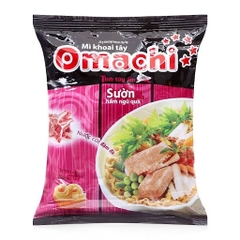 Mì Omachi sườn hầm ngũ quả gói 80g