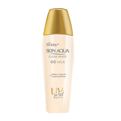 Sữa chống nắng tạo nền trắng mịn (Sunplay Skin Aqua Clear White CC Milk) 25 g