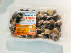 Nghêu sạch Lenger nâu 1.2kg/ hộp