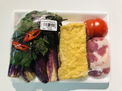 Cà tím bung thịt ba chỉ
