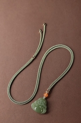 Mặt Di Lặc ngọc bích