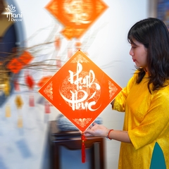 Lá Lộc Thư Pháp Viết Tay  (Theo Yêu Cầu)