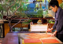 Lá Lộc Thư Pháp Viết Tay  (Theo Yêu Cầu)