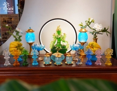 Bộ Bát Bảo Cát Tường Lưu Ly - 8 biểu tượng cát tường (3 màu)