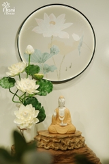 Quan Âm gốm cam