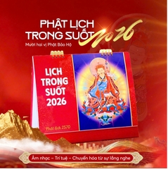 Lịch Trong Suốt Để Bàn 2026