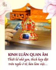 Kinh luân pin mani để bàn, taplo ô tô