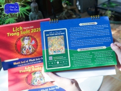 Lịch Phật để bàn Trong Suốt 2025