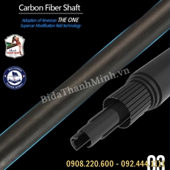 CƠ BIDA FURY CFP - NGỌN CARBON THE ONE