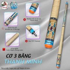 Cơ 3 Băng Thanh Minh Gỗ Curly Maple