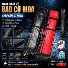 BAO ĐỰNG BAO CƠ BIDA CHUYÊN ĐI MƯA | ĐEN VÀ ĐỎ