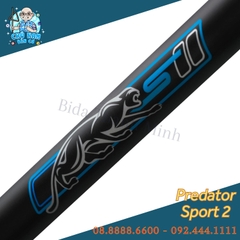 Cán Cơ Bida Predator Sport 2 Volt No Wrap - Đen