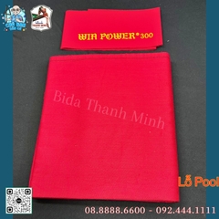 VẢI BÀN BIDA LỖ POOL WIN POWER 300 MÀU ĐỎ