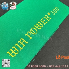 VẢI BÀN BIDA LỖ POOL WIN POWER 300 MÀU XANH LÁ