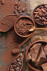 KAOKA Bột Cacao Hữu cơ nguyên chất không đường Pháp - 250g