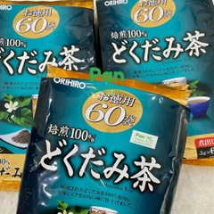Trà diếp cá thanh nhiệt thải độc đẹp da ngủ ngon 60 gói Nhật Bản Orihiro