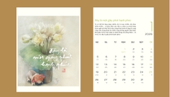 Lịch Để Bàn Lòng đất nở hoa trời