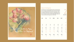 Lịch Để Bàn Lòng đất nở hoa trời