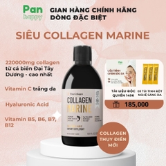 Liệu trình Collagen thủy phân 220000mg từ cá biển siêu đỉnh không đường -Vị dâu-FREESHIP