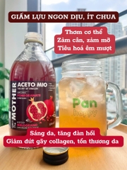 Aceto Mio Giấm Lựu Hữu Cơ (Có Giấm Cái) hỗ Trợ Detox Cơ Thể 500ml