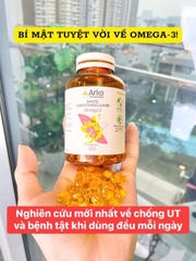 Arkopharma Arkogelules Omega 3 dầu cá hỗ trợ tim mạch 180V