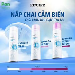 Xịt Chống Nắng RE:CIPE Chống Nước Không Trôi 180ml