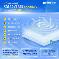RE:CIPE Xịt chống nắng Crystal Sun Spray SPF50+ PA+++ 180ml